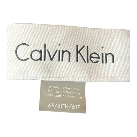 Calvin Klein Luxe Black Velvet Sharp Shoulder Collareless blazer Womens 6 P - Picture 8 of 16